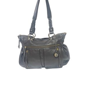 The Sak Brown Leather Handbag Purse Large